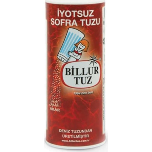 Billur Tuz 250gr.Tuzluklu İyotsuz