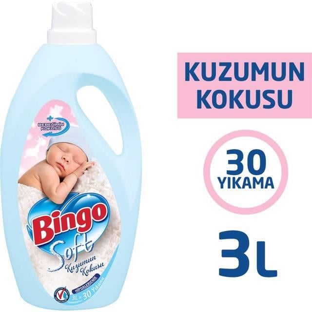 Bingo Çamaşır Yumusatıcı Kuzumun Kokusu 3LT
