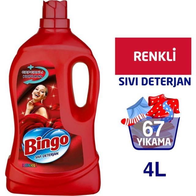 Bingo Sıvı Çamaşır Renkli  4Lt