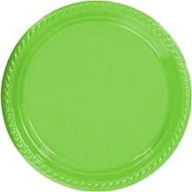 Bino 311 Plastik Tabak Renkli 22cm 6lı
