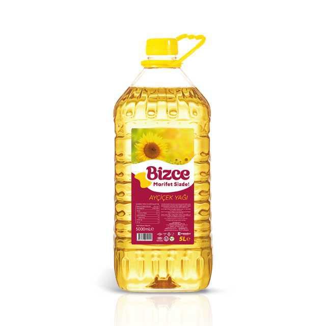 Bizce Ayçiçek Yağı 5lt Pet
