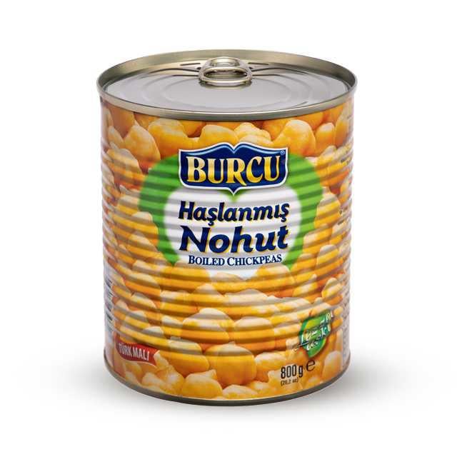Burcu Haşlanmış Nohut 800gr