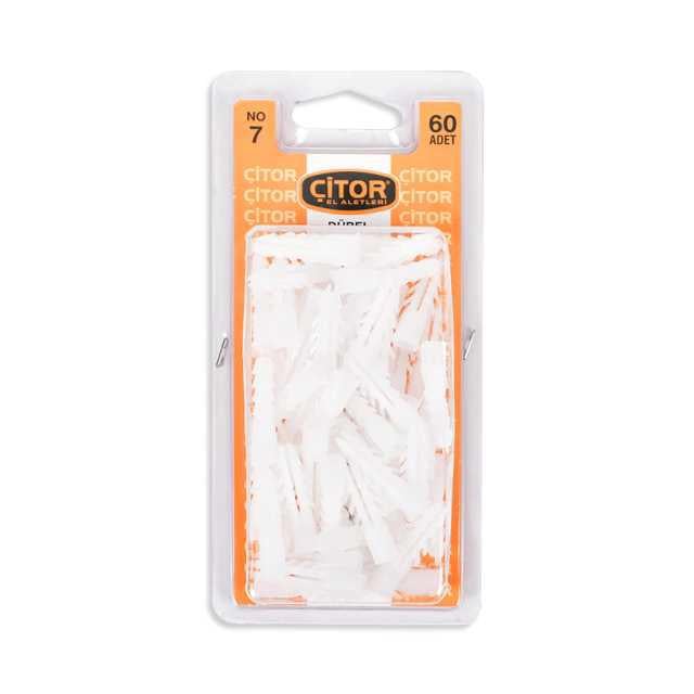 CITOR CTR-078 7no PLASTIK DUBEL 60 adet