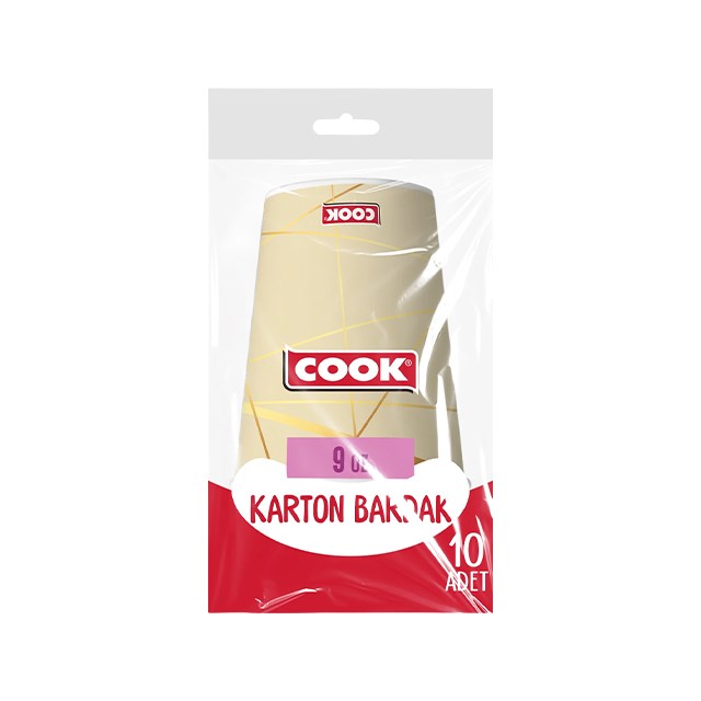 Cook Kağıt Bardak 9 oz 10 lu