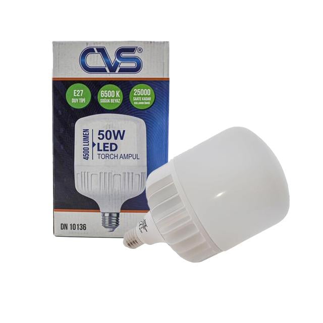 CVS E-27 50W TORCH BEYAZ LED AMPUL