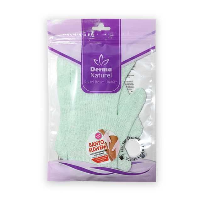 Derma Naturel Ms-23 Parmaklı Banyo Eldiveni