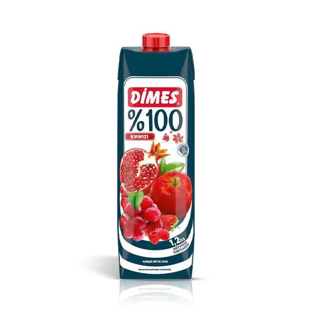 Dimes %100 Kırmızı Meyveler 1000ml