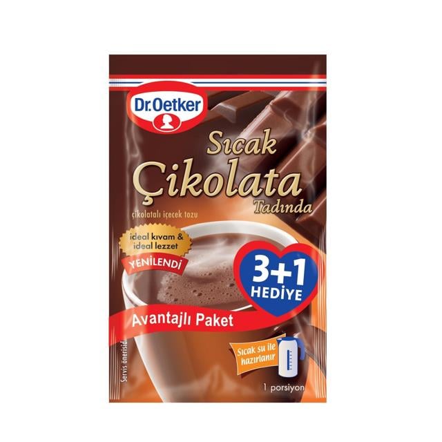 Dr.Oetker Sıcak Çikolata Ekonomik 3+1