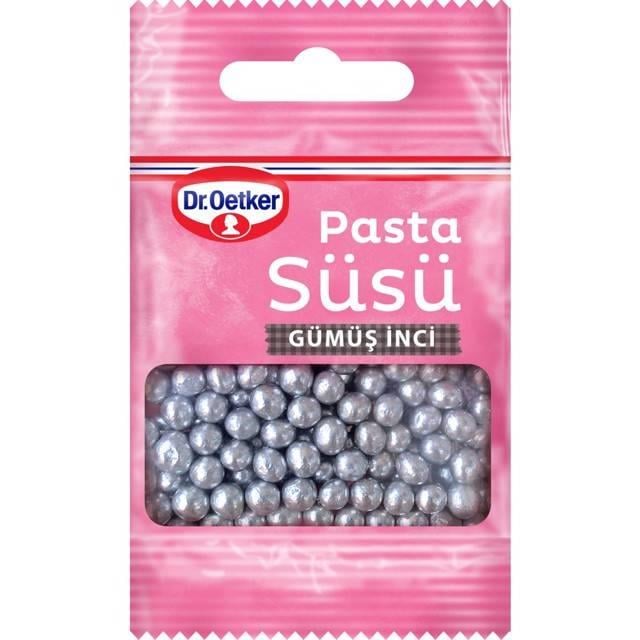 Dr.Oetker Dekor Süsleme (Gümüş İnciler) 10gr