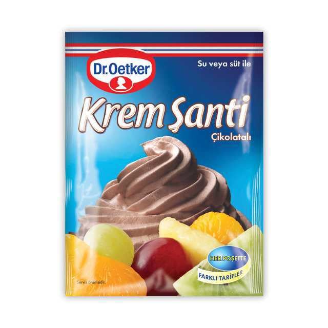 Dr.Oetker Krem Şanti Çikolatalı 80gr