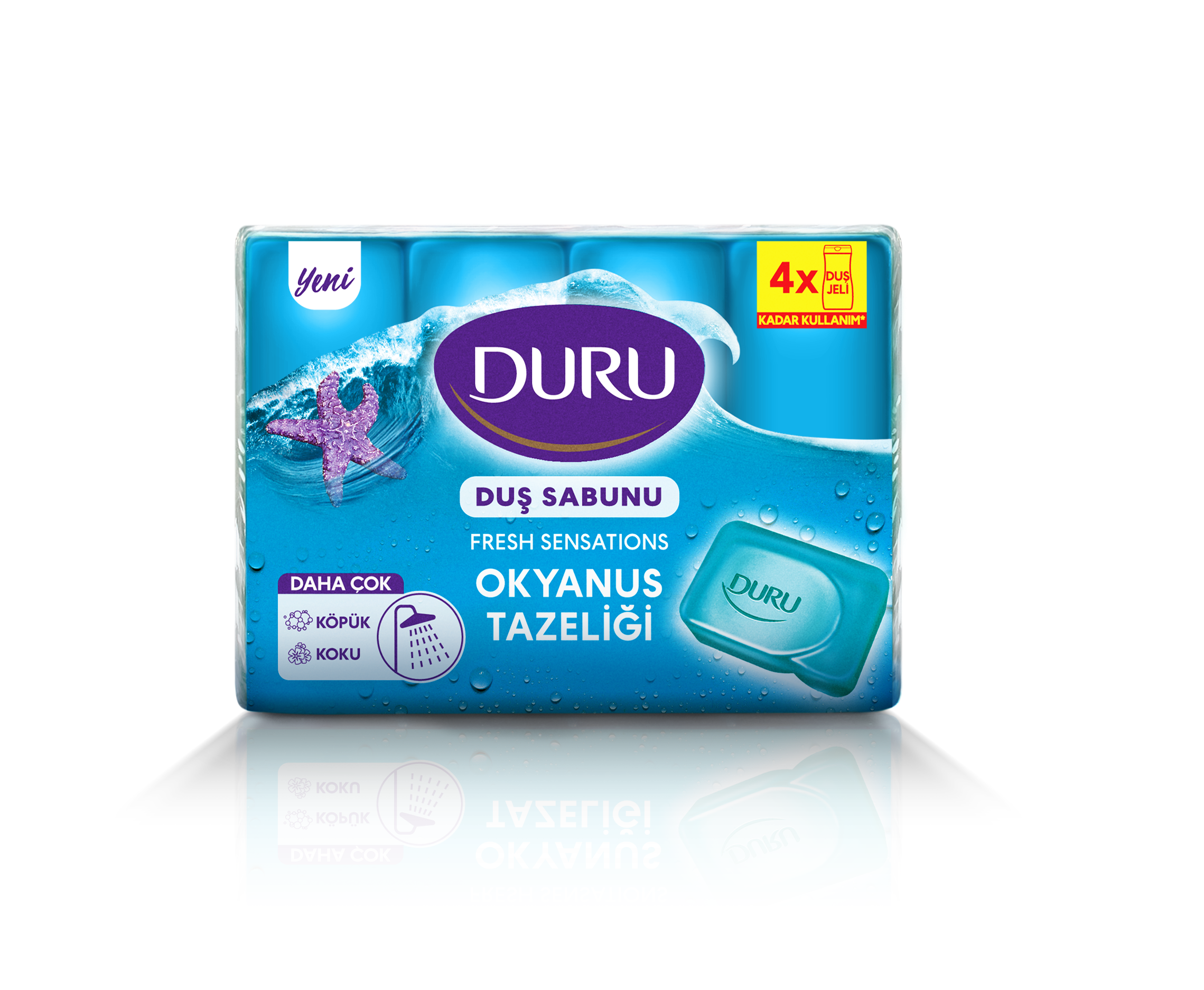 Duru Fresh Duş Sabunu Okyanus 4*150gr