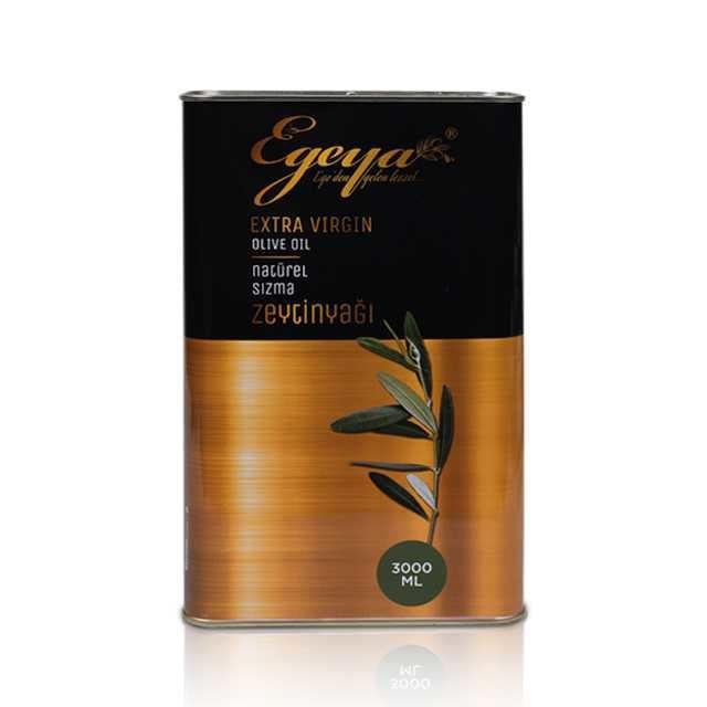 Egeya Naturel Sızma Zeytinyağı 3lt Teneke