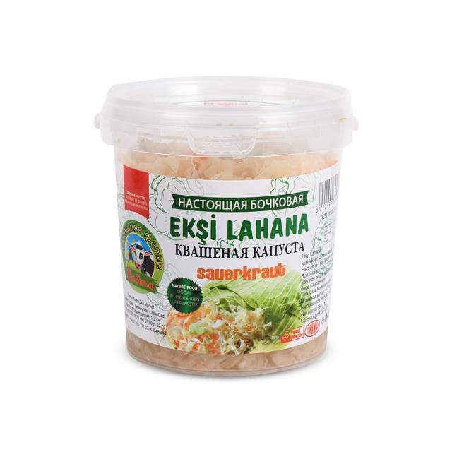 Ekoferma Yarı Fermente Ekşi Lahana Turşu 750g