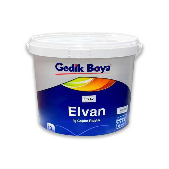 Elvan Beyaz Plastik Boya 10 Lt.
