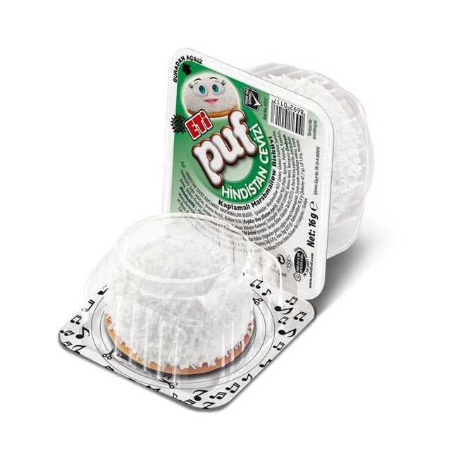 Eti Puf Hindistan Cevizli 16gr