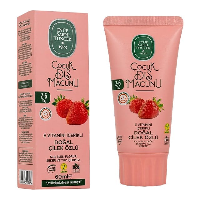 Eyüp Sabri Tuncer Diş Macunu Çilek 60ml Çocuk