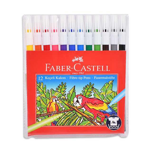 F.Castel 5067155130 Keçeli Kalem 12 li Yıkanabilir