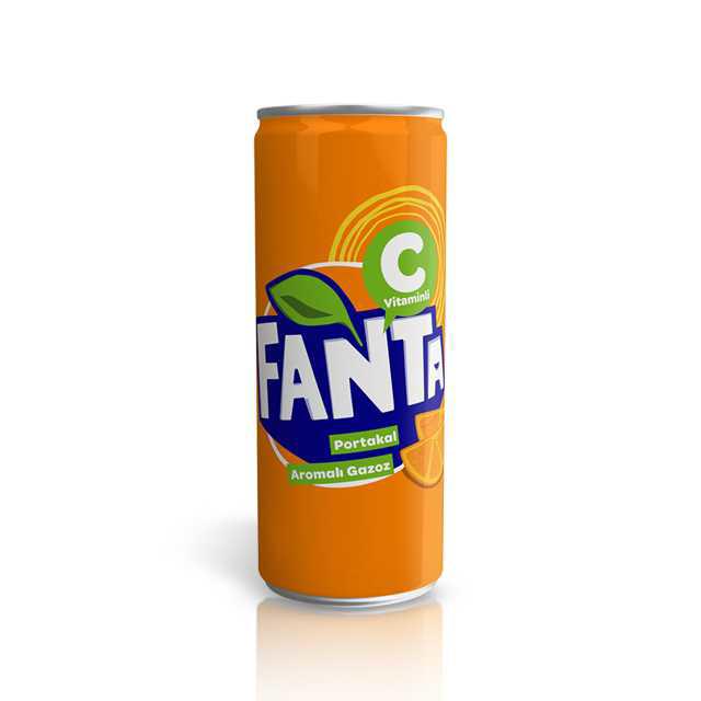 Fanta Portakal Kutu 250ml