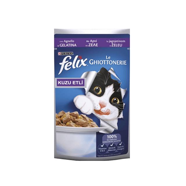Felix Kuzulu Tam Yaş Kedi Maması Pouch 100gr