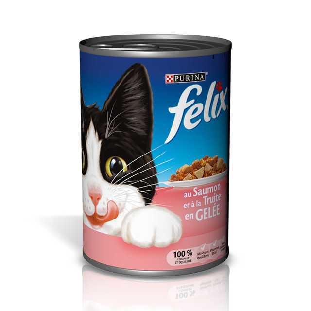 Feliz Konserve Somon-Alabalık Kedi Mama 400gr