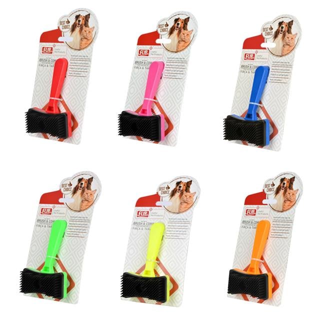 Flip Basmalı Kedi-Köpek Tarağı