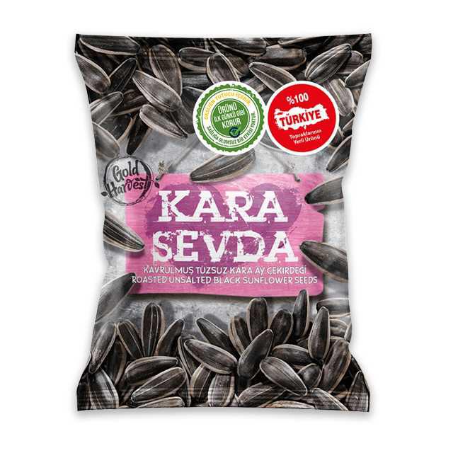 G.H Kara Sevda Siyah Ayçekirdek 225gr Tuzsuz