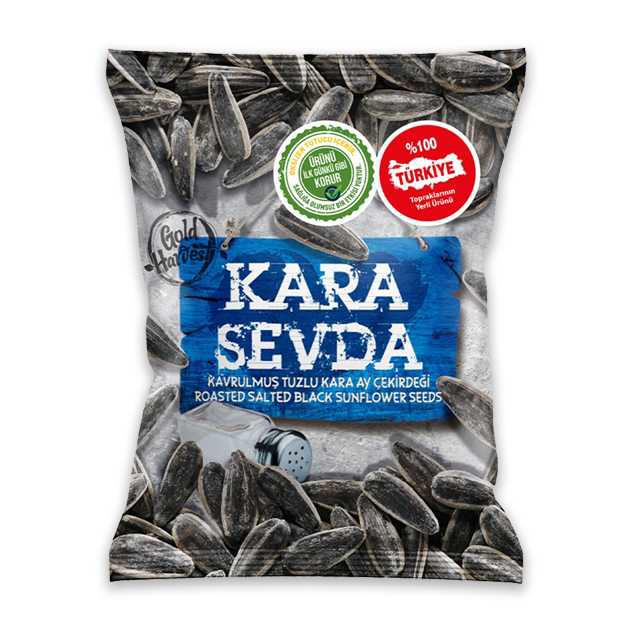G.H Kara Sevda Siyah Ayçekirdek 250gr Tuzlu
