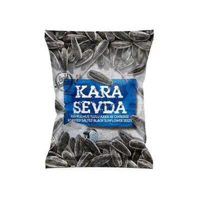 G.H Kara Sevda Siyah Ayçekirdek 135 gr Tuzlu