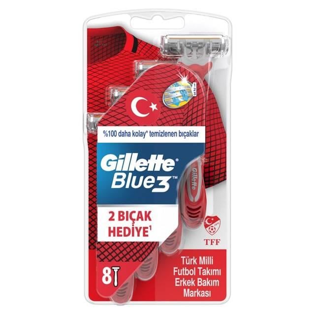 Gillette Blue 3 6+2 lı Poşet