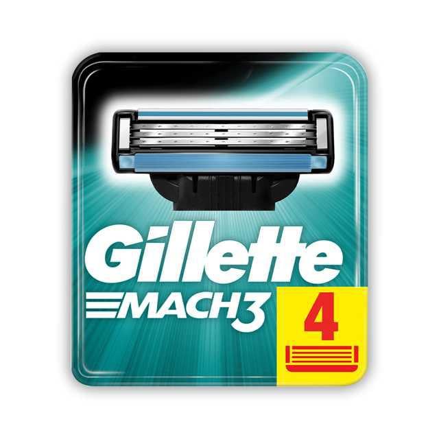 Gillette Mach3 Bıçak Yedek 4Lü