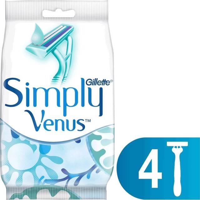 Gillette Simply Venüs 2 Bıçak 4Lü Poşet