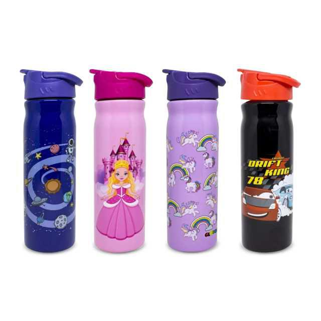 Globox 500ml Baskılı Çelik Matara