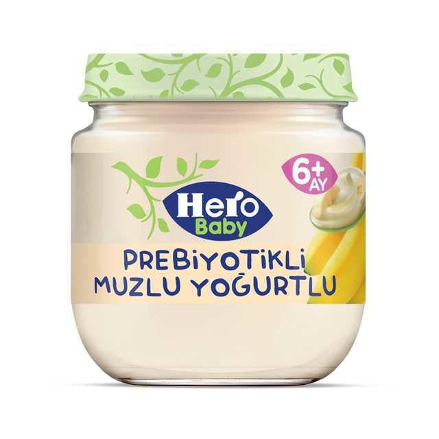 Hero 5591-6 Pire Muz Yogurt 120gr