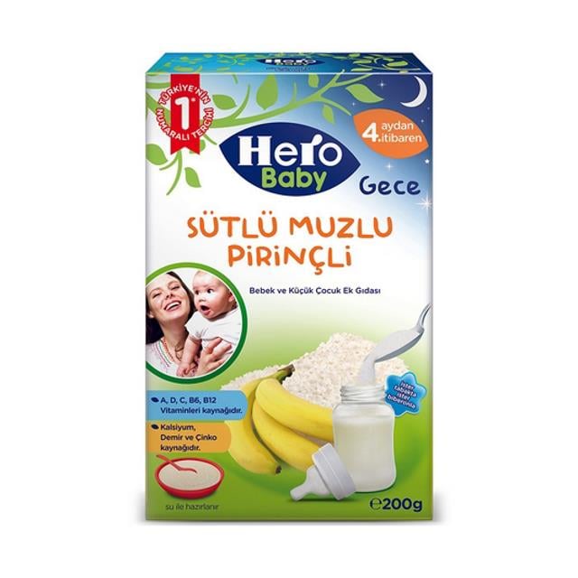 Hero Sütlü-Pirinç-Muz 200 Gr