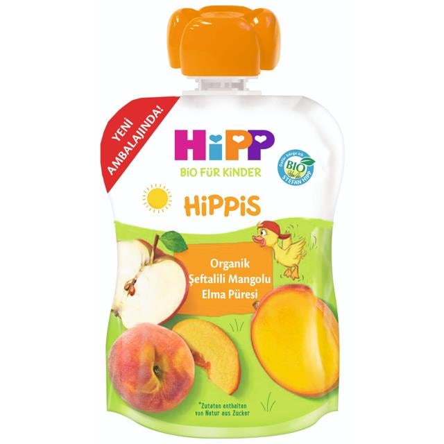 Hipp Hippis Organik Şeft. Mango Elma Püresi 100gr