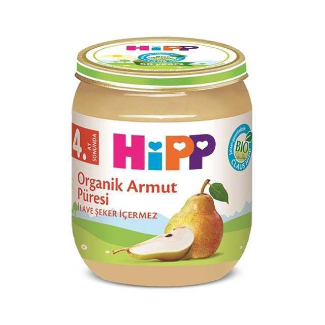 Hipp Organik Armut Püresi Kavanoz 125gr
