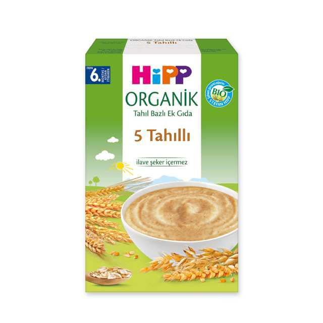 Hipp Organik Kaşık Mama 5 Tahıllı 200gr