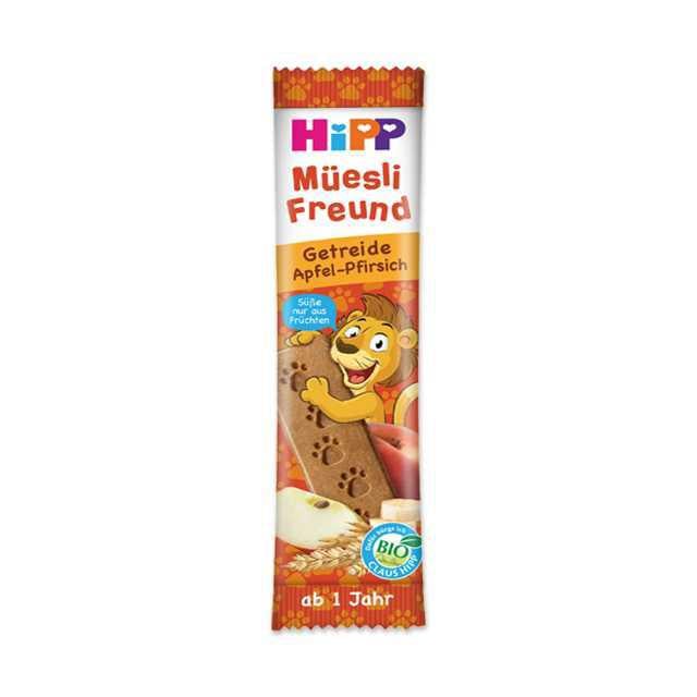 Hipp Organik Meyve Barı Şeftali-Elma 20gr