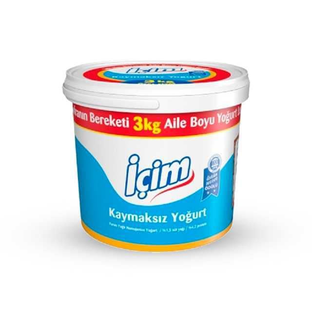 İçim Y.Yağlı  Yogurt 3000 Gr