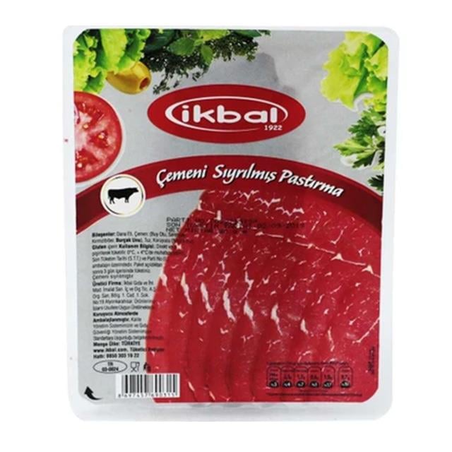 İkbal Çemensiz Pastırma 90gr
