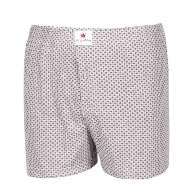 İki Yıldız PkT12034 Erkek Penye Boxer Asorti M