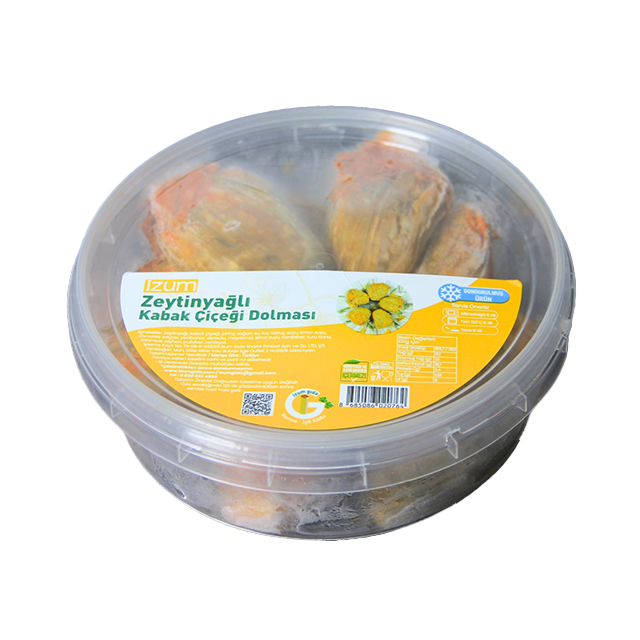İzum Donuk Zeytinyağlı Kabak Çiçeği Dolması 350gr