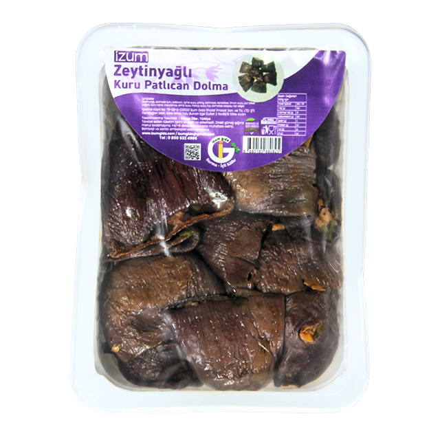 Izum Zeyrinyağlı Kuru Patlıcan Dolması 350gr