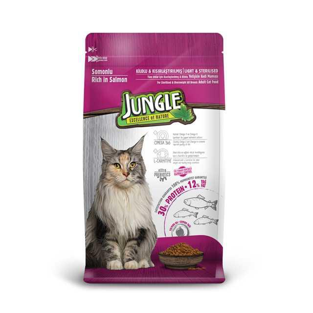 Jungle Kısır Kedi Maması Somonlu 1,5 kg