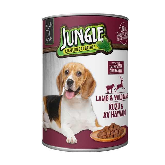 Jungle Köpek Konserve Kuzulu 400gr
