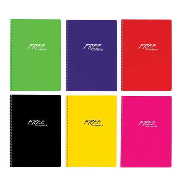 K.Color A4/80 Free Çizgili Defter