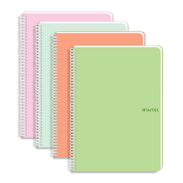 K.Color A4/80 Pastel Çizgili Defter