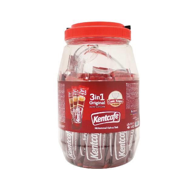 Kentcafe Kupa Hediyeli 3in1Kahve 36lı Kavanoz Pet