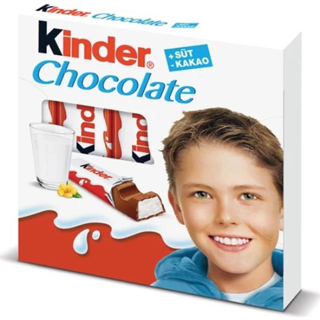Kinder Chocolate 50 Gr. T4x20x8