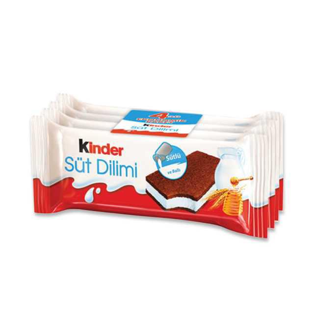 KINDER SUT DILIMI 4x28gr